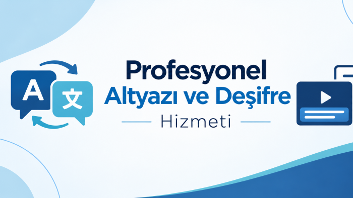 videolarınızı profesyonel altyazı ve deşifre yapabilirim
