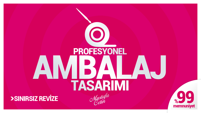 ambalaj tasarımlarınızı profesyonel şekilde hazırlarım