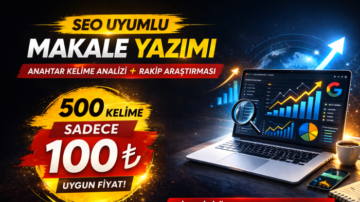 sizin için Seo uyumlu makale yazabilirim