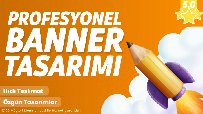 profesyonel olarak banner tasarımlarınızı yapabilirim
