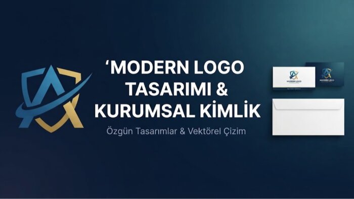modern logo tasarımı ve kurumsal kimlik hazırlarım