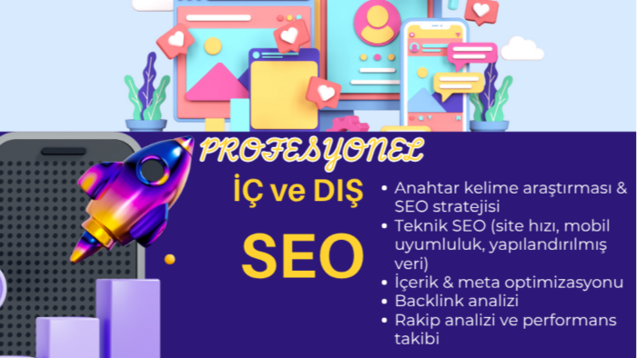 iç ve dış seo yapabilirim