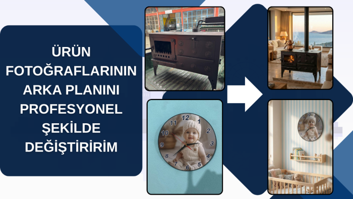 fotoğraflarının arka planını profesyonel şekilde değiştirim