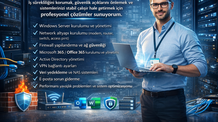 bilgi teknolojileri desteği veririm