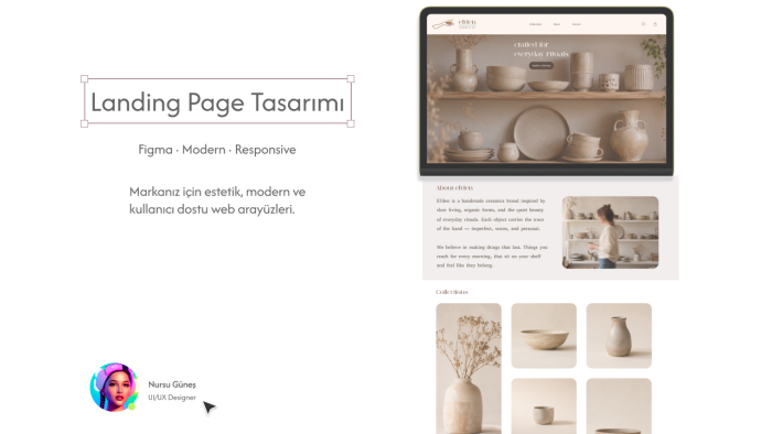 markanıza özel, etkileyici landing page tasarımı yaparım