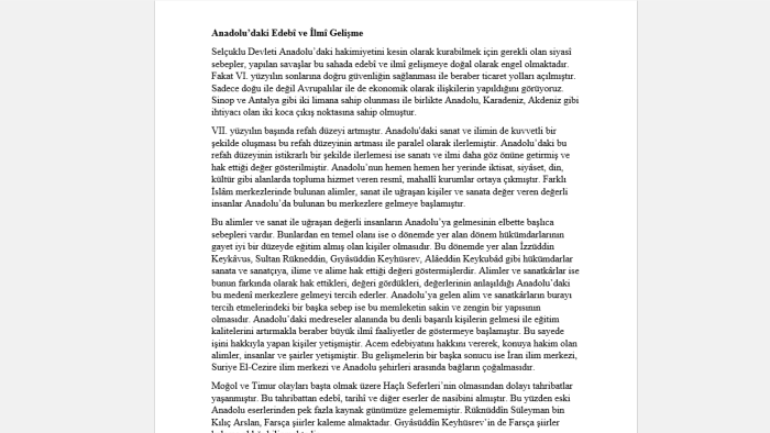 metinlerinize etkileyicilik ve profesyonellik katıyorum