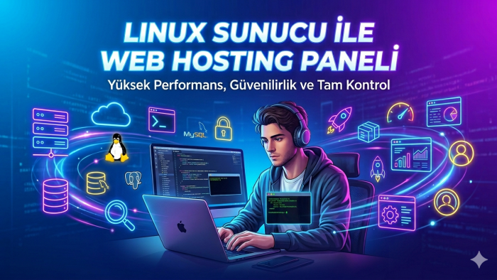 sana Linux sunucu ile sınırsız web hosting paneli kuruyorum