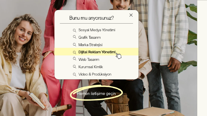 reklam stratejinizi size özel oluşturuyorum