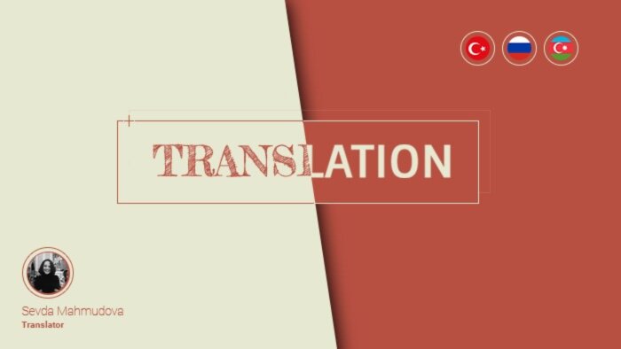 Türkçe-Rusça, Rusça-Türkçe ve Azerice çevirilerinizi yaparım