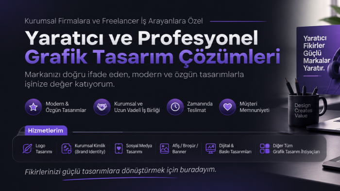markaları özgün tasarımlarla güçlendiriyorum