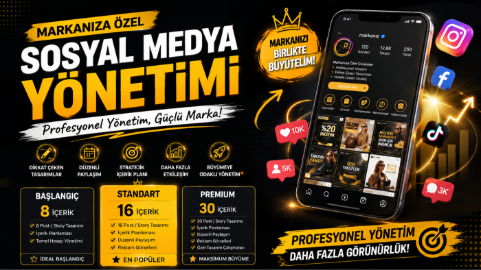 profesyonel olarak sosyal medya hesabı yönetiyorum