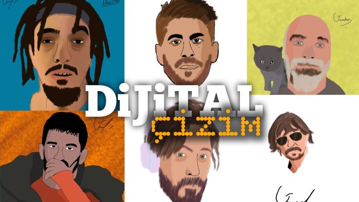 profilinize özel dikkat çekici dijital portreler çizerim