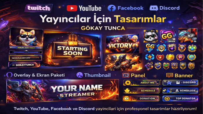 yayıncılar için profesyonel yayın tasarımları hazırlıyorum