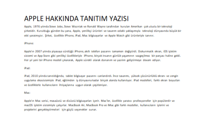 çeşitli yazı türü ve çeşitli konuda içerik üretiyorum