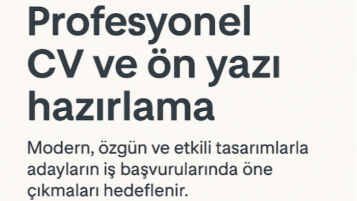 modern ve dikkat çekici CV tasarımı yaparım