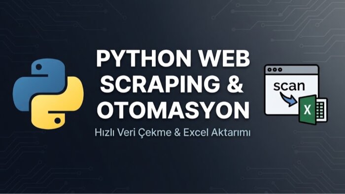 python ile web scraping veri çekme ve excel aktarımı yaparım