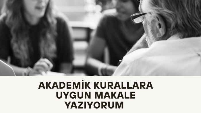 makale yazıyorum