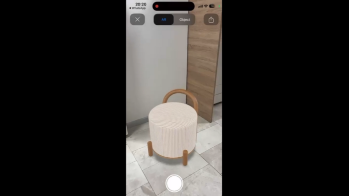 ürünlerinizi sitenizde ve 3d AR olarak sergileyebilirim