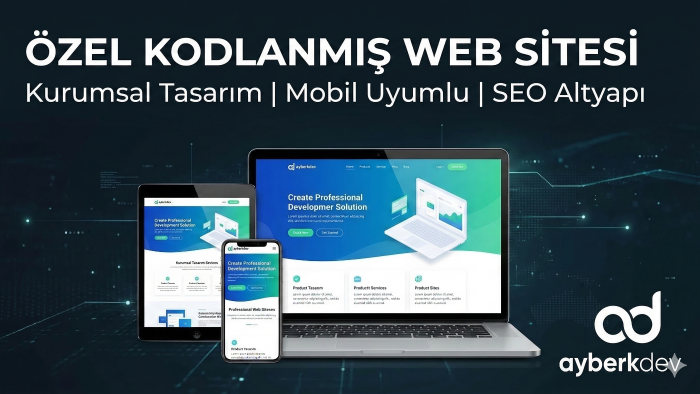 ihtiyaca özel yönetim panelli web sitesi geliştiririm