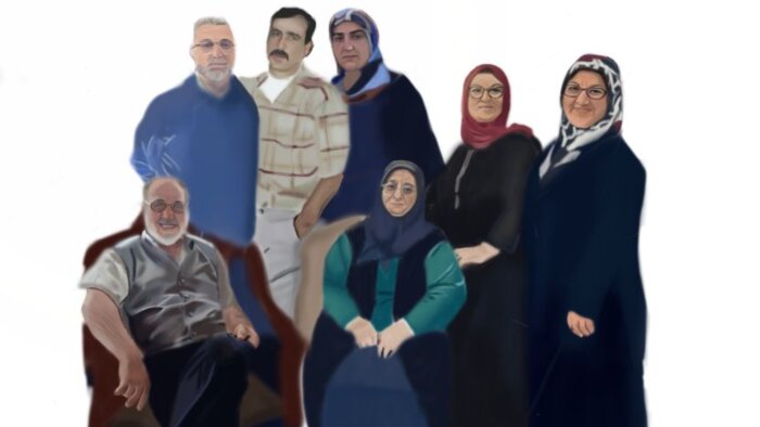 sizi sevdiklerinizle birlikte dijital portrenizi çiziyorum