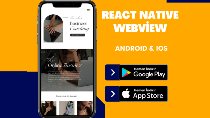 webview mobil uygulama yapabilirim