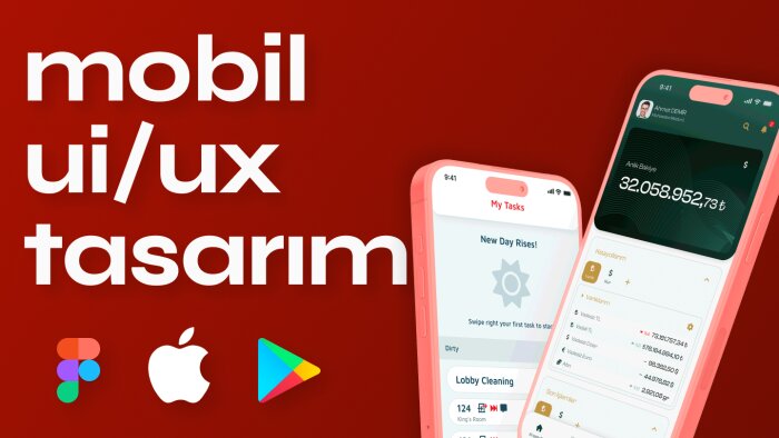 IOS ve Android mobil uygulamanızı tasarlarım