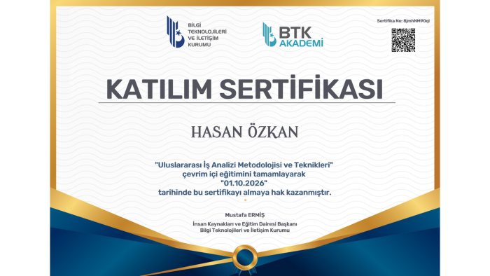 iş analistliği hizmeti sunuyorum