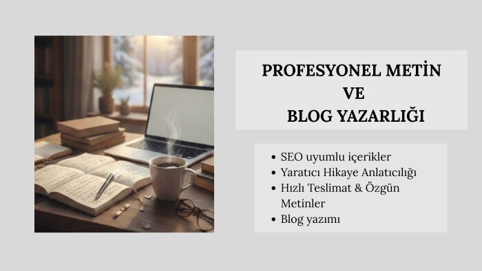 istediğiniz konuda metinler yazarım