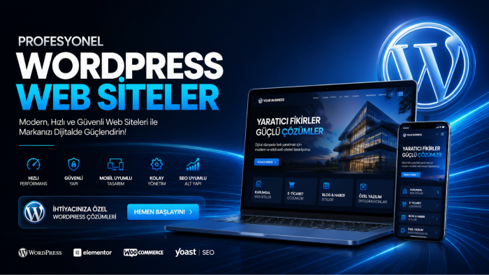 profesyonel ve hızlı WordPress siteleri tasarlayabilirim