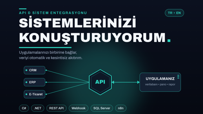 araçlarınızı bağlar, işinizi otomatikleştiririm