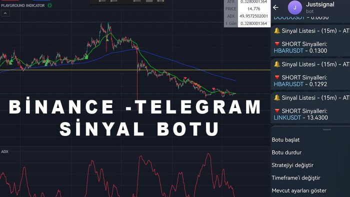kripto para telegram bilgilendirme botu yazarım