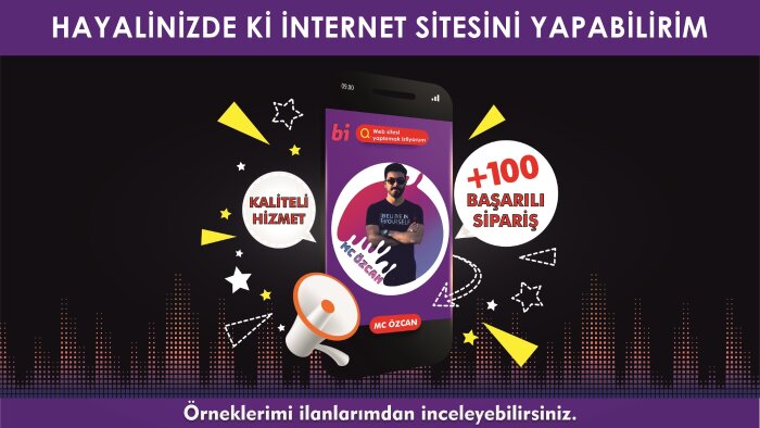 hayalinizdeki internet sitesini yapabilirim