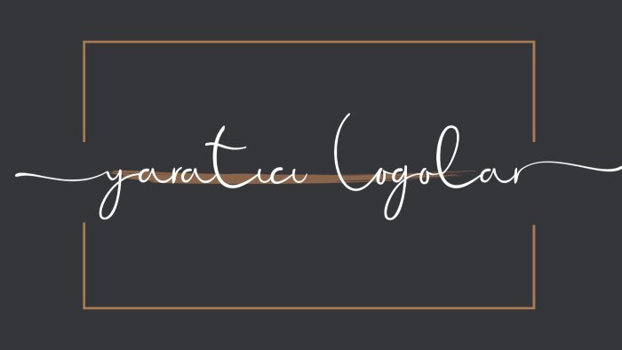 tarzınıza uygun, yaratıcı ve minimal logo tasarlayabilirim