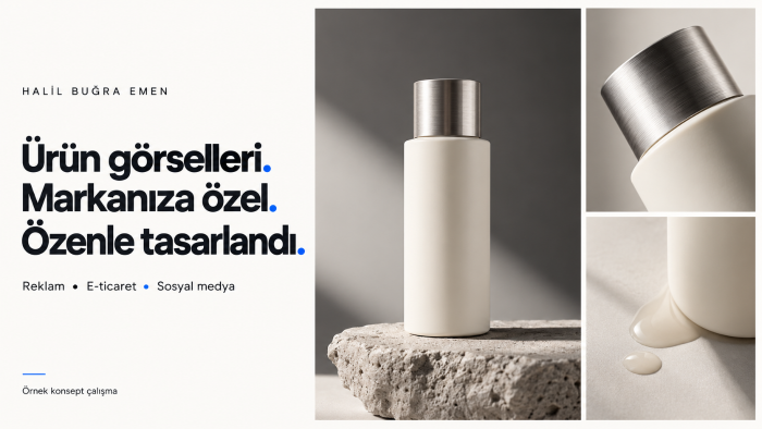ürününüz için profesyonel reklam görselleri hazırlarım