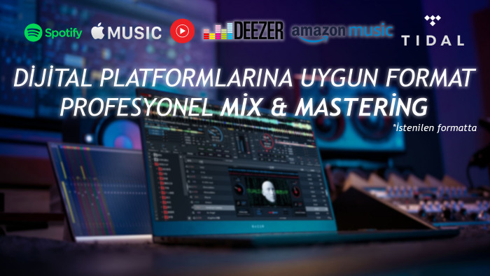 yaptığınız bir şarkıyı profesyonel olarak mixleyebilirim
