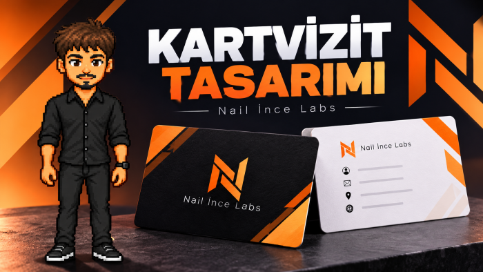 markanıza uygun modern kartvizit tasarlarım