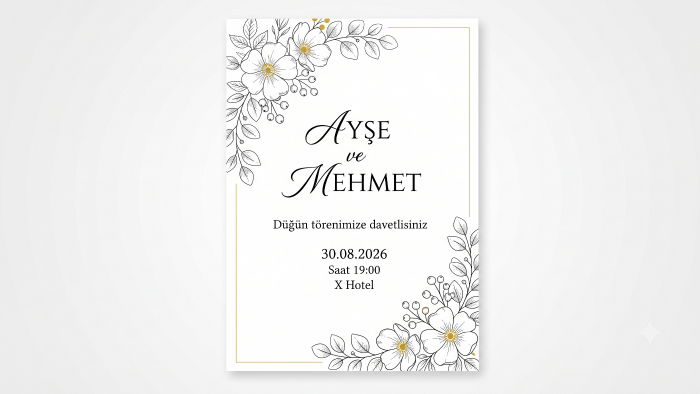 davetiye tasarımı oluştururum