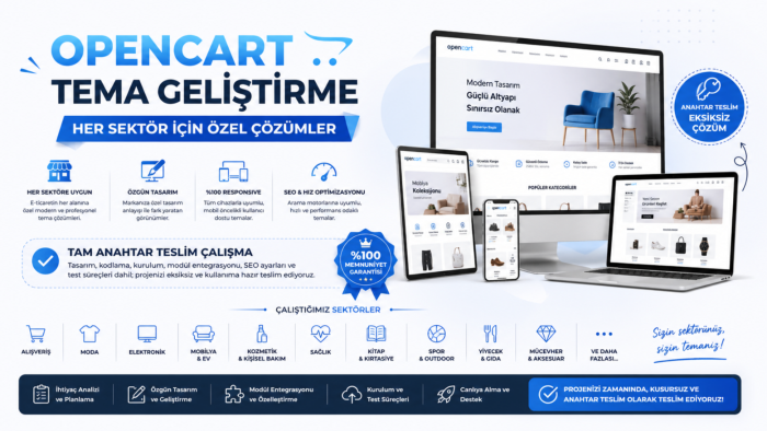 opencart tema geliştirmesi yapabilirim