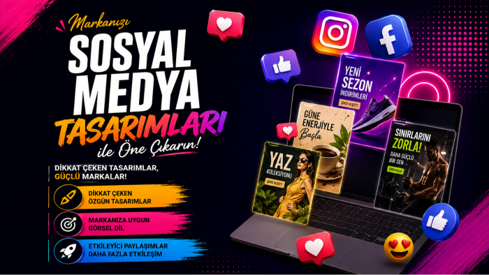 sosyal medya reklam ve post tasarımları yapıyorum