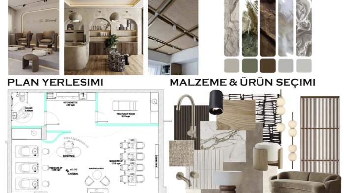 iç mimari projeler için teknik çizim setleri hazırlıyorum