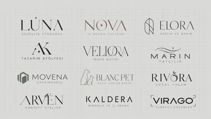 markanızı yansıtacak minimalist sade modern logo üretirim