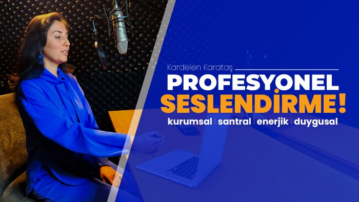 Türkçe seslendirme hizmeti veriyorum