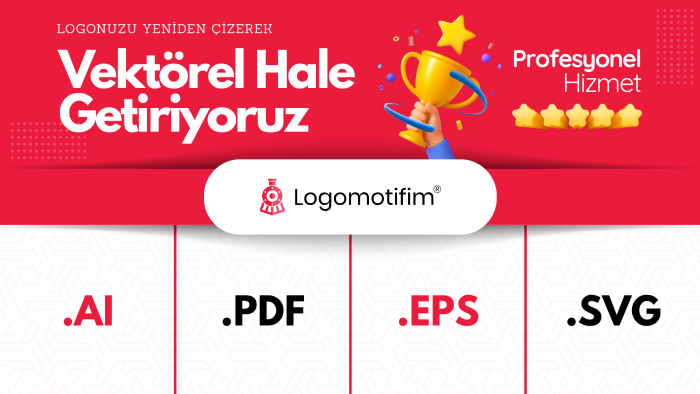 logonuzu yeniden çizerek vektörel hale getiriyorum