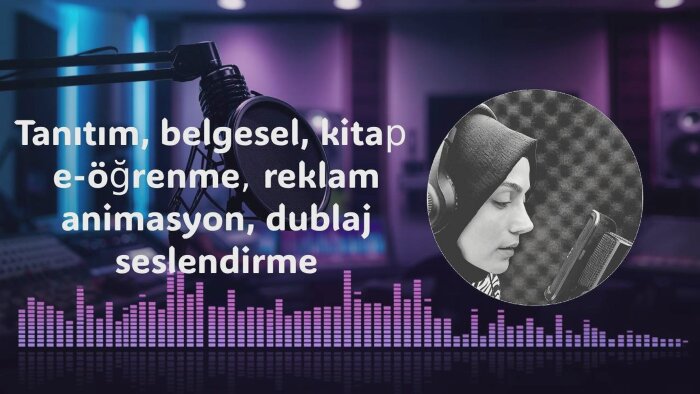 tanıtım filmi, dublaj, belgesel profesyonel seslendiriyorum