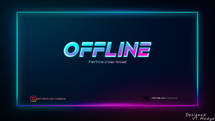 sizler için kanalınıza offline ekranı yaparım