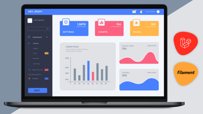 Laravel ve Filamentphp ile size özel Admin paneli yaparım