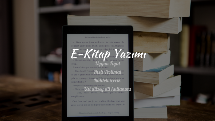 özgün ve profesyonel e-kitap yazarım