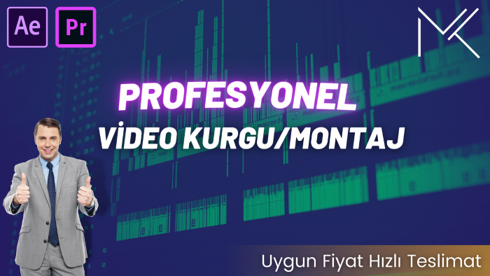 profesyonel  bir şekilde video montaj yapıyorum
