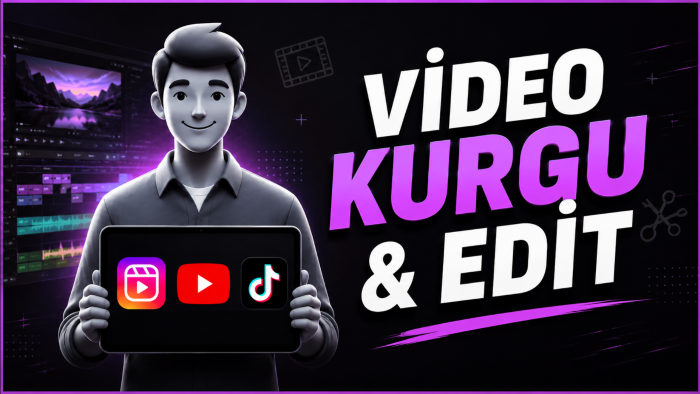 videolarınızı düzenleyip kurgularım