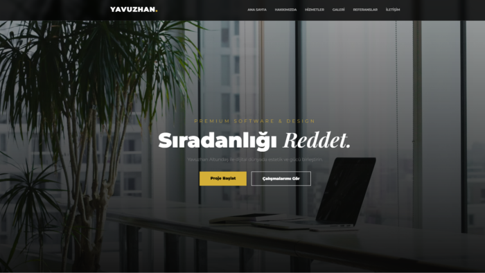 size basit düzeyde site tasarlayabilirim